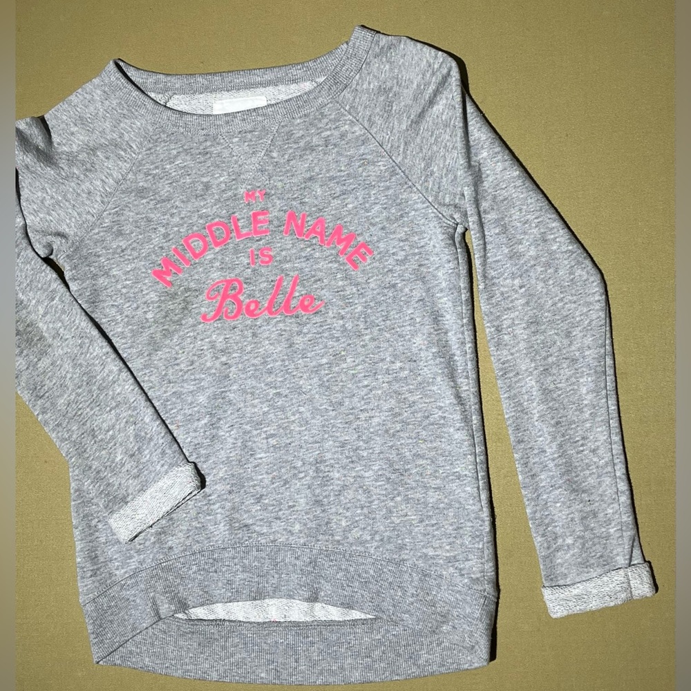 Label of Graded Goods L.O.G.G. Girls sweatshirt, grey, size 8-10Y